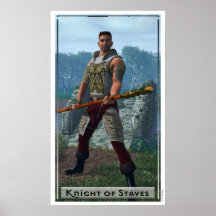 Ridder van het Poster van Staven