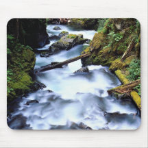Rivière de solénoïde Duc, Washington, Etats-Unis Tapis De Souris
