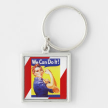 Rivoir vintage de Keychain Rosie nous pouvons fair Porte-clés