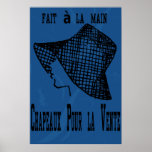 Riyah-Li conçoit des chapeaux à vendre Affiche
