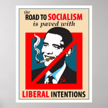 Road van Obama van Barack aan het Poster van het C
