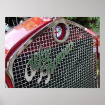 Roadster 1929 d'Alfa Romeo 1750 Posters