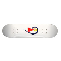 Robe rouge bleue femelle blonde de clef basse planches à roulettes customisées