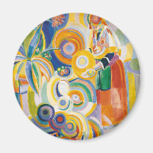 Robert Delaunay - le grand Portugais Aimant Pour Réfrigérateur