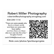 Robert Miller Photography Visitekaartje