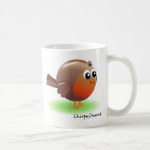 Robin mignon mug à café