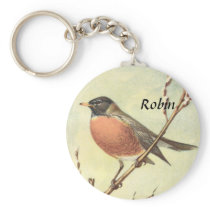 Robin vintage Keychain