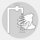 Robinet de savon de mains - autocollants