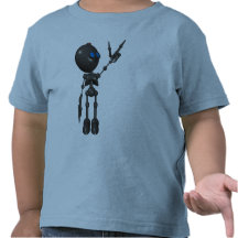 Robot bionique du garçon 3D - arme à feu 2 de doig T-shirts