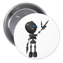 Robot bionique du garçon 3D - doigt lance 2 - orig Badge