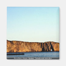 Roche de Perce, formation de roche de Gaspé, Québe Aimants Pour Réfrigérateur