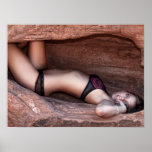 Roche rouge 1 de Megan Renae Posters