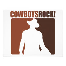 Roches de cowboys ! faire-part personnalisés