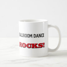 Roches de danse de salle de bal mugs à café