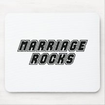 Roches de mariage tapis de souris