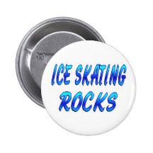 ROCHES DE PATINAGE DE GLACE BADGE AVEC ÉPINGLE