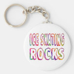 Roches de patinage de glace porte-clé