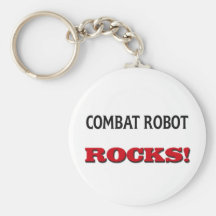 Roches de robot de combat porte-clés