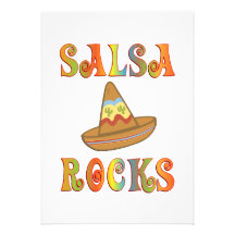 Roches de Salsa Invitations Personnalisables