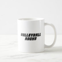 Roches de volleyball tasses à café