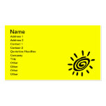 RockArt-GeorgeSpiral-Sun_Vector_Clipart Modèle De Carte De Visite