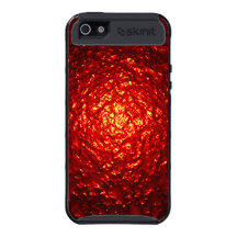 Rode Geweven Achtergrond iPhone 5 Covers