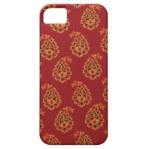 Rode iPhone 5 van Paisley Geval