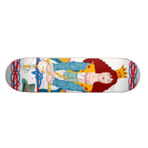 Rode Koningin Skateboard