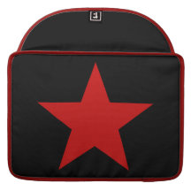 Rode Ster Sleeves Voor MacBooks