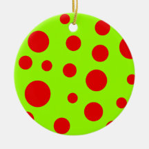 Rode Stippen Kerst Ornamenten