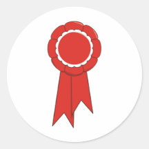 Rode Toekenning Sticker