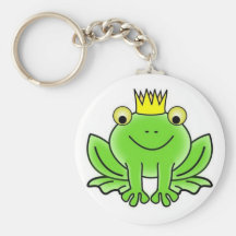 Roi de grenouille porte-clé
