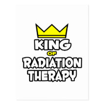 Roi de thérapie radiologique carte postale