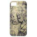Rokende Stencil op Grunge Backround - Geval IPhone iPhone 5 Cover