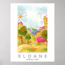 rollende weg posters