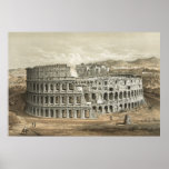 Roman Vintage Art. Coliseum Posters