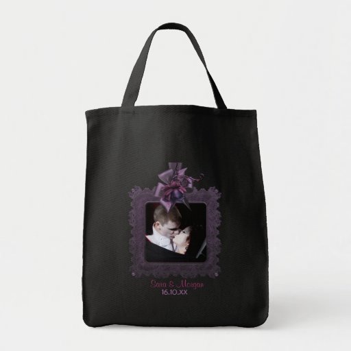 Romance foncé sac en toile