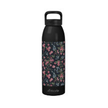 Romantische Vintage Rozen Metalen Waterflessen