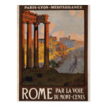 Rome door mont-Cenis Wens Kaart