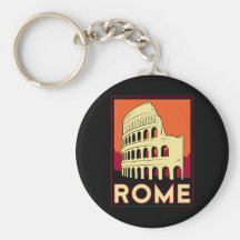 Rome Italië coliseumEuropa vintage retro reis Sleutelhangers