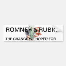 ROMNEY/RUBIO DE STICKER 2012 VAN DE BUMPER BUMPERSTICKERS