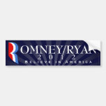 Romney/Ryan 2012, croient à l'Amérique, décalque b Adhésif Pour Voiture