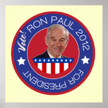 Ron Paul 2012 pour le président Poster