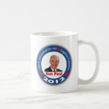 Ron Paul 2012: Vrijheid & Rechtvaardigheid voor al Koffie Mok