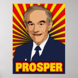 Ron Paul bloeit Poster