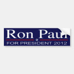 Ron Paul pour le président 2012 Autocollant Pour Voiture