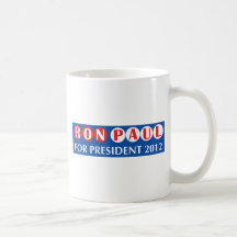 Ron Paul voor President 2012 Koffie Mok