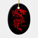 Rood draakOrnament