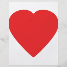 rood hartteken folder