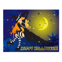 roodharige witch_1 wenskaart